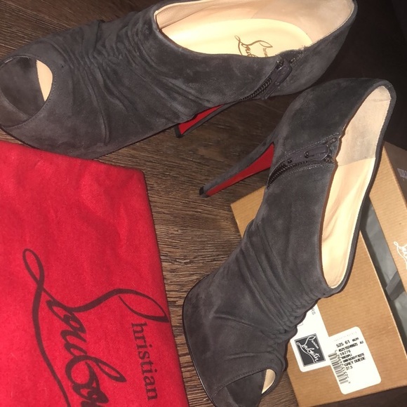 Christian Louboutin Peep Toe Heels - Picture 2 of 5